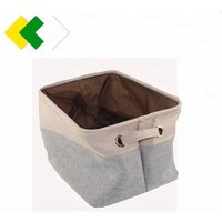 Linen Fabric Storage Box Handle