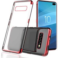 Clear Electroplate TPU Case For Samsung S10 plus Case Transparent For Samsung galaxy S10 plus Cover Cell Phone Accessories