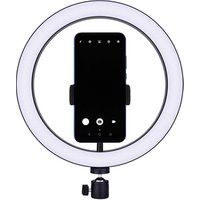 10 inch Dimmable 64LED SMD Ring Light Photo Camera Video LED Studio Lamp Adjustable Fill Light with Non-slip Phone Holder