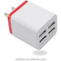 Wholesale price 4 Port EU US Plug USB Wall Charger