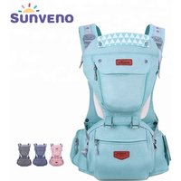 New Upgraded SUNVENO Baby Carrier Front Facing Sling Kangaroo Backpack Pouch Wrap Baby Hipseat baby carrier