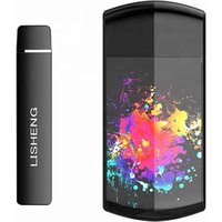 China supplier rechargeable e cigarette CBD flat vape pen with portable case vaporizador