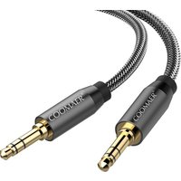 High Quality Metal Tangle Free Shielded 1M 3FT Car 3.5mm Male to Male Audio Aux Cable