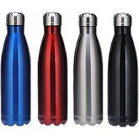 Stocked no minimum Cola shape stainless steel vacuum keep hot or cold for 24hours eagle stainless steel cola water bottle