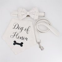Lace Pet Bandana Dog Bow Collar Weddings