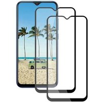 9H hardness anti crash built in rubber full cover silk print tempered glass screen protector film sheet for for Infinix S4