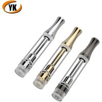Empty .5ml 1ml glass cbd cartridge vape ceramic coil cbd oil cartridge