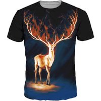 Deer Graphic T Shirt