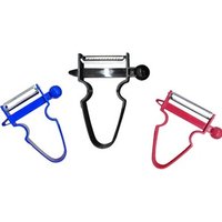 Upgraded Magic Trio Peeler Vegetable Peeler Stainless Steel Blades with Non-Slip Handles Peeler For Potato Fruit