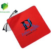 Custom Logo Printed microfiber glasses/sunglasses/glasses cleaning cleaner cloth