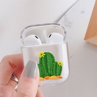 Cute Cartoon Transparent AirPod 2 1 Cover Compatible Skins AirPod 2 Case Cover