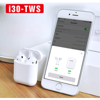 Good quality cheap price i30 tws popup wireless charging touch wireless earbuds, sport music bluetooth headset