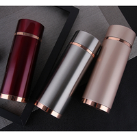 Classic double wall vacuum stainless steel water bottle with lid
