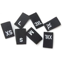 100% Polyester Woven Label Tag Tops