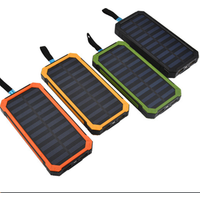 2019 ready to ship portable solar panel charger powered solar power bank 20000mah