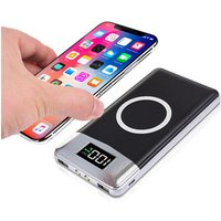 3 in 1 LED Digital Display Fast Charging 10000mAh QI Wireless Charger Power Bank