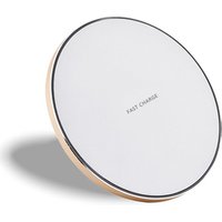 Free Shipping Fast Charger GY-68 Wireless Charging with QI Standard 10W 9V 1.67A Mini Palm Size Aluminum Fast Wireless Charger