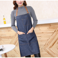 promotion heavy waxed canvas twill cotton apron