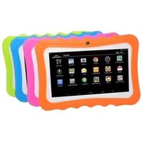 2019 New 7 inch children educational learning android kids tablet with silicon case stand mini tab
