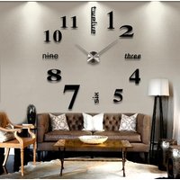 3D DIY Wall Sticker Clock Home or Office