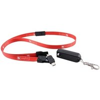 concert giveaway gift free logo breakaway lanyard usb charging cable