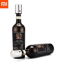 Original XIAOMI Mijia Circle Joy Smart Wine Stopper Stainless Steel Vacuum Memory Wine Stopper Electric Stopper Wine Corks