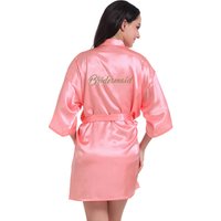 Short Kimono Stain Robe Brides & Maids Honour