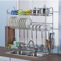 Kitchen Stainless Steel Wall Mounted Dish Rack