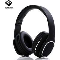 Rose Gold Over-Ear Headphones, Wireless Stereo Foldable Headphones Wireless and Wired Bluetooth Headphones earphone
