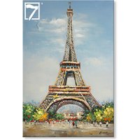 Popular Acrylic Painting oil canvas painting Landscape Eiffel Tower paintings art on canvas