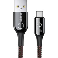 Baseus Smart Power Off Qc 3.0 Fast Charge Usb 3.1 Type c Cable Nylon for Huawei