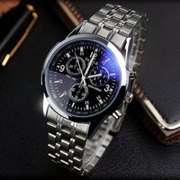 News luxury brand YAZOLE 2017 Men business watch steel Wrist Quartz wristwatch 271