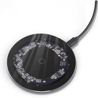 2019 Newest Fast Wireless Charger Unique Transparent Design for Mobile Phone Recharge