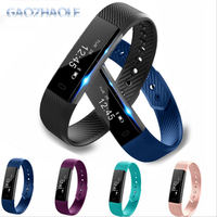 2018 fitbit Touch Screen Pedometer smart band Waterproof id115 Smart Bracelet for Samsung Android IOS BT V.4