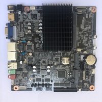 Fanless j1900 Quad core processor LVDS mini itx motherboard for industrial pc