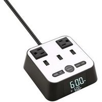 DC03 Digital Snooze Alarm Clock USB Port
