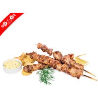 Low price straight bamboo skewer in plastic bag