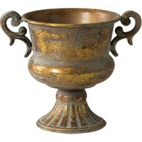 Antique Pedestal Flower Bowl Vase Table Decor