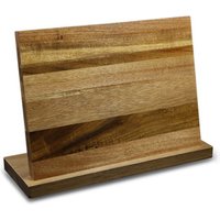 nature magnetic acacia wood Kitchen knife holder and stand