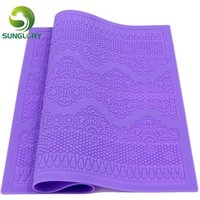 Flower Pattern Silicone Lace Mat Cake Decorating