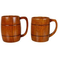 Jujube Wood Handmade Large Beer Mug Handle