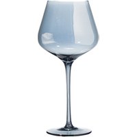 Big Volume Handmade Somky Gray Crystal Stemware Goblet Giant Red Wine Glass Set