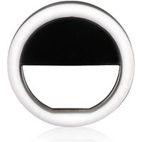 3-Level portable LED Light for Mobile Phone Camera Photography Video Rechargeable Selfie Ring Light