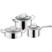 Factory direct sale kitchenware stainless steel cooking pan induction 6pcs cookware set
