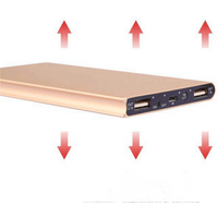 Factory Wholesale OEM Portable Aluminum Slim Power Bank 10000MAH Consumer Electronics Slim Power Banks 10000MAH