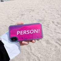 New Arrivals Luminous Fluorescent Quicksand Liquid Transparent TPU Case Neon Sand Liquid Case Glow in the Dark Case For iPhone X