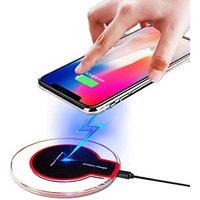 UUTEK Free shipping Universal QI wireless charger New Ultra-Thin Crystal K9 5W charger Wireless for mobile