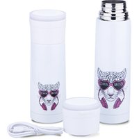 2019 Wireless Portable Waterproof Outdoor bluetooth tumbler, Stainless Steel Bottle Cup Smart Bluetooth Speaker Tumbler/