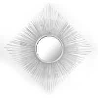 Rhombus Sunflower Champagne Wall Mirror 70cm