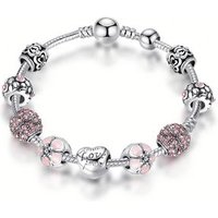 Wholesale Fashion Jewelry Women DIY Silver Charms Bracelet Making